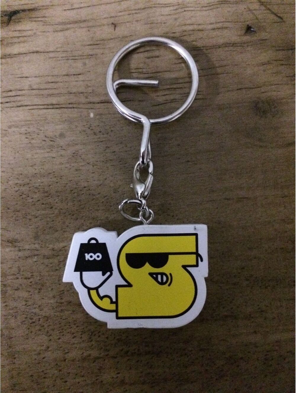 Kidrobot S is for Strong Letter Alphabet Keychain Rare